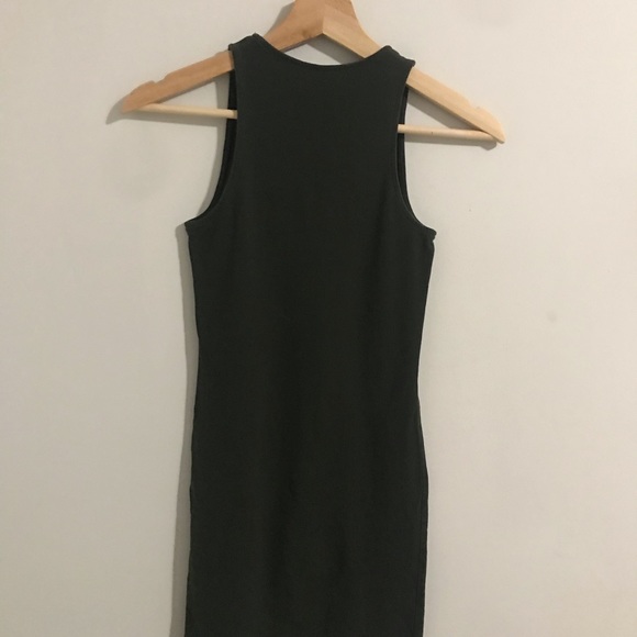 H&M dark green mini dress - Picture 2 of 2